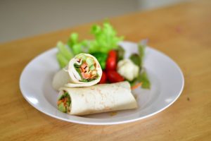 bisnis salad wrap