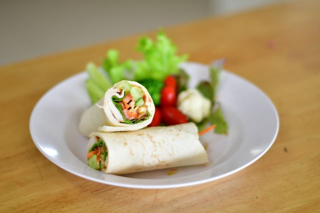 bisnis salad wrap