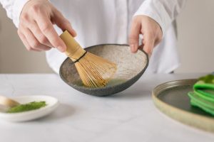 tips mengaduk matcha